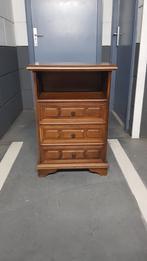 Houten Tv-kast met lades, Ophalen, Gebruikt, 50 tot 100 cm, Met lade(s)