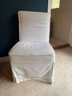 Witte eettafel stoelen / lounge stoelen, Ophalen, Hout, Gebruikt, Twee