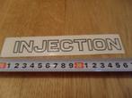 sticker Decal auto tuning INJECTION, Verzamelen, Ophalen, Zo goed als nieuw, Bedrijf of Vereniging
