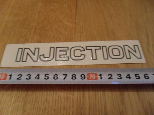 sticker Decal auto tuning INJECTION, Verzamelen, Stickers, Zo goed als nieuw, Bedrijf of Vereniging, Ophalen