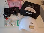 Miss Jules gellak set met goede LED lamp, 6x gellak, 2x biab, Ophalen of Verzenden, Zo goed als nieuw, Handen en Nagels, Toebehoren
