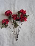 Kunstbloem Dahlia rood, Huis en Inrichting, Ophalen of Verzenden, Binnen