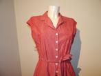 King Louie jurk blouse look sier borduursel mooie kleur M, Maat 38/40 (M), Verzenden, Zo goed als nieuw, Knielengte