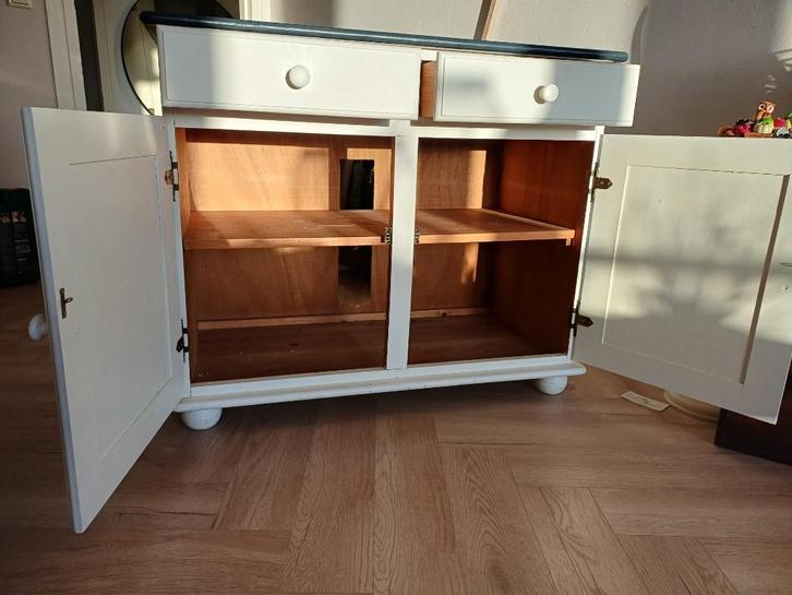 Grenen dressoir/tv meubel, Huis en Inrichting, Kasten | Televisiemeubels, Gebruikt, Minder dan 100 cm, 50 tot 100 cm, 25 tot 50 cm
