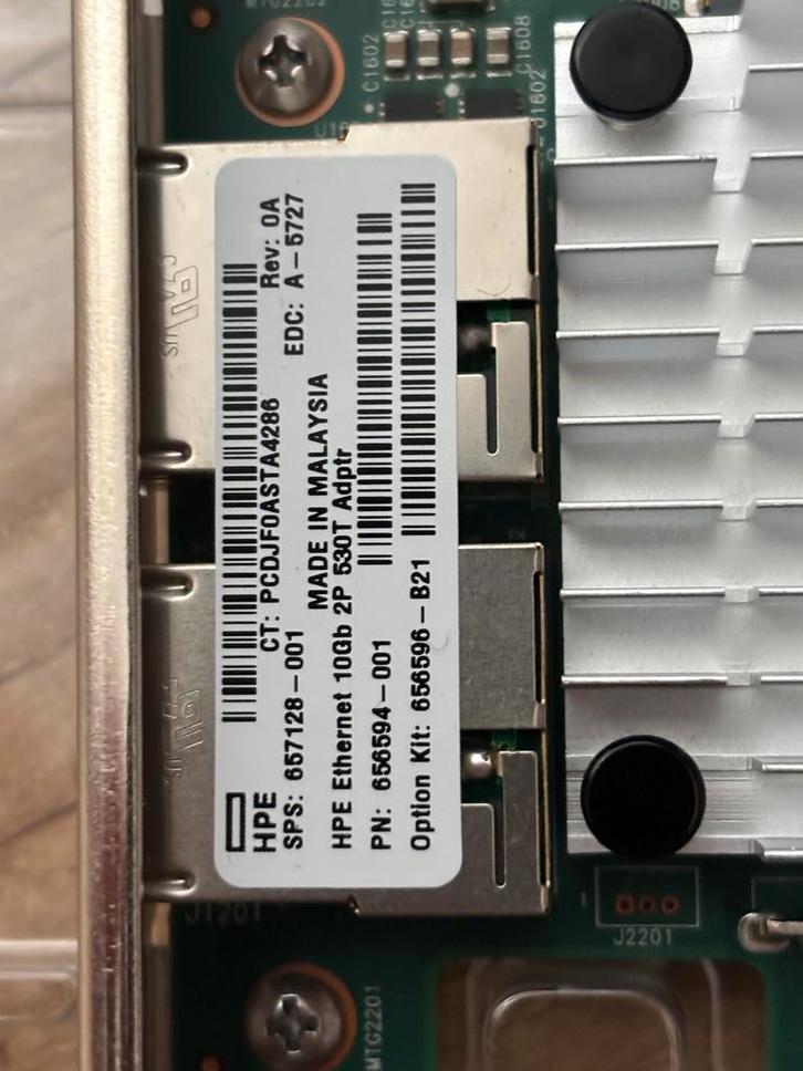 HP Netwerkkaart 2x 10Gb nieuw, Computers en Software, Netwerkkaarten, Gebruikt, Intern, Ophalen of Verzenden
