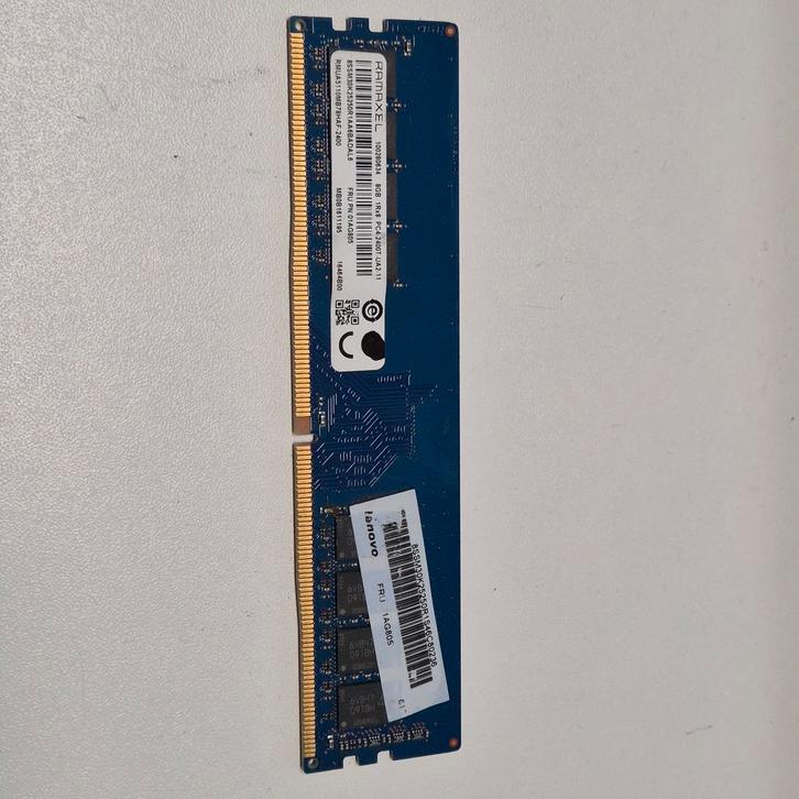 Ramaxel 8GB PC4-2400T desktop geheugen, Computers en Software, RAM geheugen, Gebruikt, Desktop, 8 GB, DDR4, Verzenden