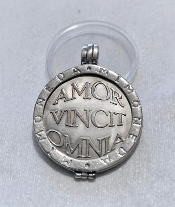 MI MONEDA zilveren (925) MAAT L hanger / pendant + 1 munt beschikbaar voor biedingen