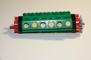 Lego Technic; V12 Groene Lego motor geel ventilator beschikbaar voor biedingen