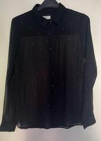 PULL & BEAR blouse studs maat M, Maat 38/40 (M), Zwart, Ophalen of Verzenden, Zo goed als nieuw