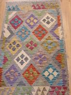 Prachtige handgeweven oosterse kelim 128x82, Info@SlatsAntiek.nl, 100 tot 150 cm, Crème, Vof Slats Antiek