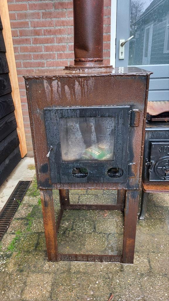 Allesbrander voor Overkapping - Buiten, Huis en Inrichting, Kachels, Gebruikt, Vrijstaand, Allesbrander, Hout, Ophalen