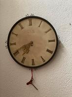 Vintage Duitse Mauthe wandklok uit de jaren 50, Ophalen of Verzenden, Gebruikt, Analoog, Wandklok