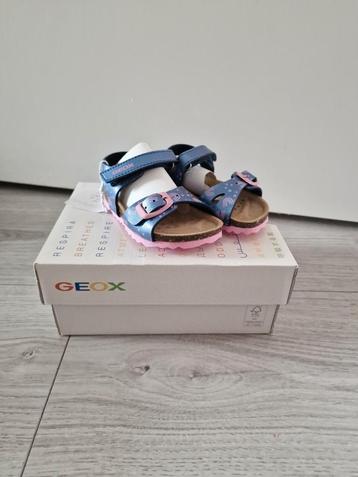 Meisjes Sandalen Geox Chalki roze sandalen nieuw maat 21 beschikbaar voor biedingen