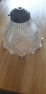 Glazen lampenkap, Huis en Inrichting, Lampen | Lampenkappen, Ophalen of Verzenden, Zo goed als nieuw, Rond, Minder dan 25 cm