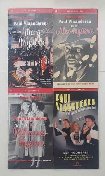 4x Luisterboek Mysterie, Francis Durbridge | Paul Vlaanderen beschikbaar voor biedingen