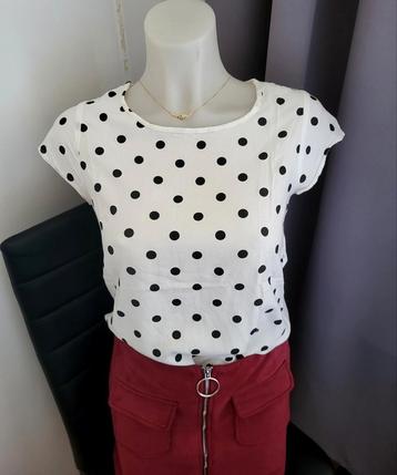 Witte zomer top blouse shirt  beschikbaar voor biedingen