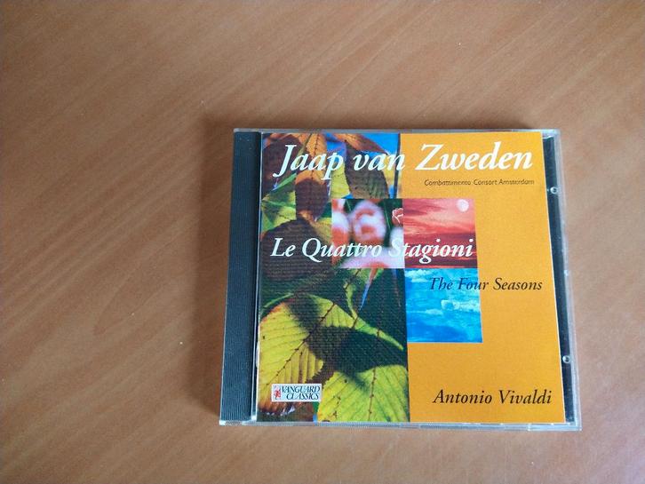 CD Vivaldi - The Four Seasons - Jaap van Zweden, Cd's en Dvd's, Cd's | Klassiek, Zo goed als nieuw, Overige typen, Barok, Ophalen of Verzenden