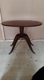 vintage ovale salon tafel, Gebruikt, Ophalen of Verzenden