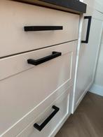 15x Vasco Black metalen handgrepen - 128mm, Huis en Inrichting, Keuken | Keukenelementen, Ophalen, Minder dan 50 cm, Zo goed als nieuw