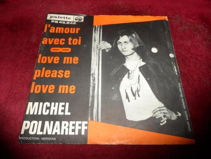 Michel Polnareff - L'amour avec toi, Cd's en Dvd's, Vinyl Singles, Gebruikt, Single, Pop, 7 inch, Ophalen of Verzenden