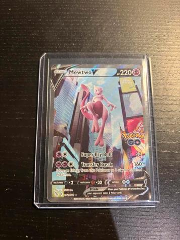 Pokémon Kaarten Mewtwo V 72/78 Full Art Pokémon GO beschikbaar voor biedingen