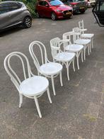 6 leuke café stoelen, Ophalen, Zo goed als nieuw, Bruin, Vijf, Zes of meer stoelen