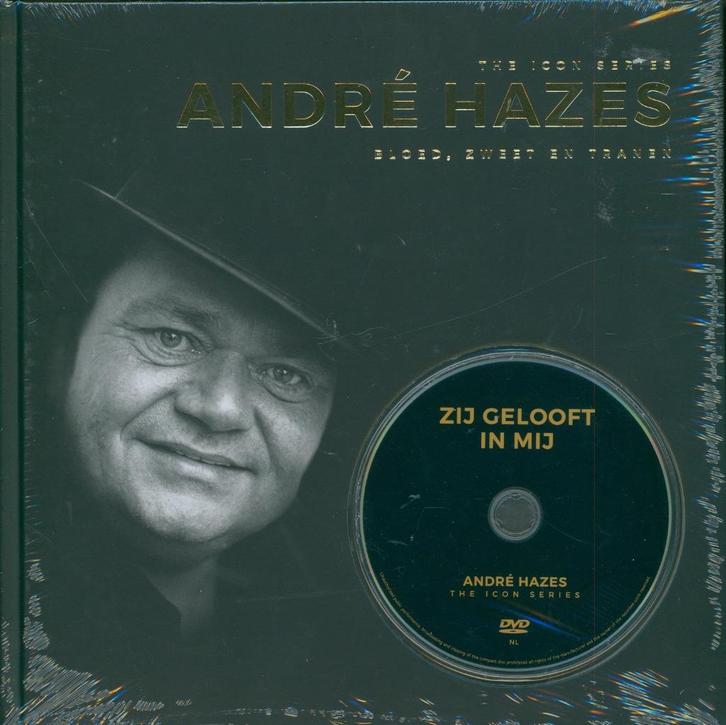 ANDRÉ HAZES . THE ICON SERIES MUZIEK BOEK MET DVD, Boeken, Muziek, Nieuw, Artiest, Verzenden
