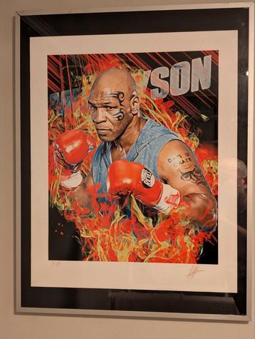 Mike Tyson Portret door Raffaele de Leo beschikbaar voor biedingen