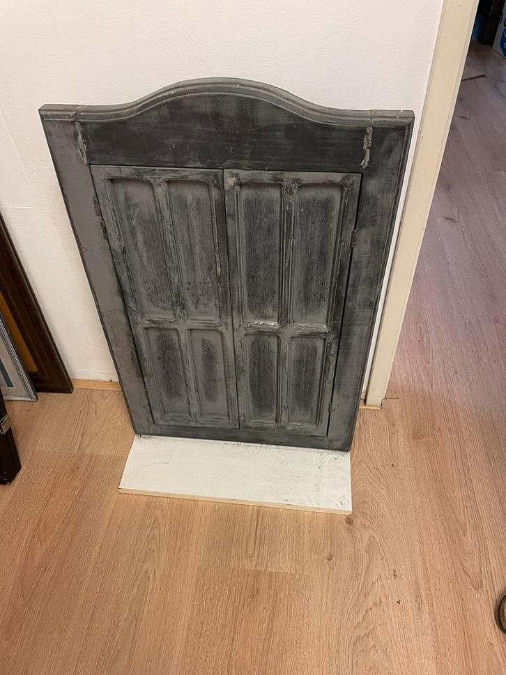 Spiegel met luiken, Huis en Inrichting, Woonaccessoires | Spiegels, Gebruikt, 50 tot 75 cm, 100 tot 150 cm, Rechthoekig, Ophalen of Verzenden