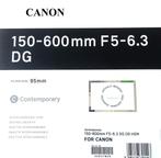 150-600mm 1:5 -6.3 DG  Canon, Ophalen of Verzenden, Zo goed als nieuw