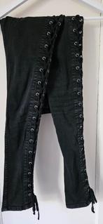 Stretch broek mt 38 met veters. Gothic / (steam)punk /, Ophalen of Verzenden