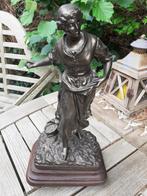 Beeld "Semailles" uit ca 1890 goed gegoten uit Zamak, Ophalen of Verzenden