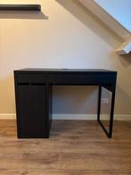 IKEA Micke Bureau - Zwart, Huis en Inrichting, Bureaus, Ophalen of Verzenden, Gebruikt, Bureau