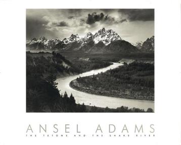 Ansel Adams - The Tetons and the Snake River - poster beschikbaar voor biedingen