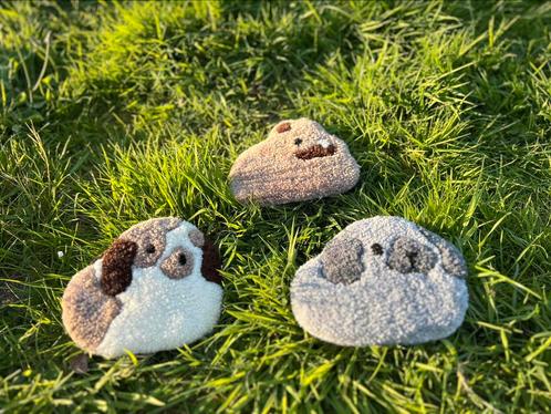 tapijt Bunnies 3 set tufted rugs handmade carpet, Huis en Inrichting, Stoffering | Vloerbedekking, Nieuw, Tapijt, Wit, Crème, Beige