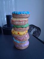 Leuke gekleurde donut vaas, Ophalen, Overige kleuren, Aardewerk of Porselein, Zo goed als nieuw