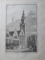 415-416*/ Het Stadhuis te Monnikendam / Monnickendam gravure, Antiek en Kunst, Ophalen of Verzenden