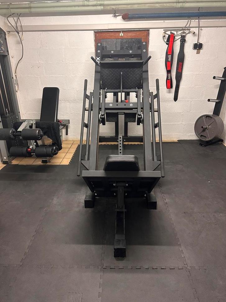 ATX Leg Press/Hack Squat Combo, Sport en Fitness, Fitnessapparatuur, Gebruikt, Krachtstation, Benen, Metaal, Ophalen