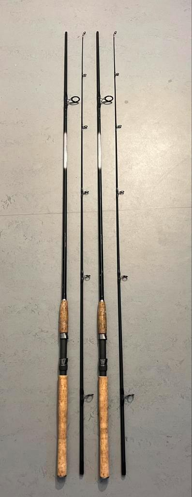 2x Arca Pike Holo-Graph 10ft hengels, Watersport en Boten, Hengelsport | Witvissen, Gebruikt, Werphengel, Ophalen