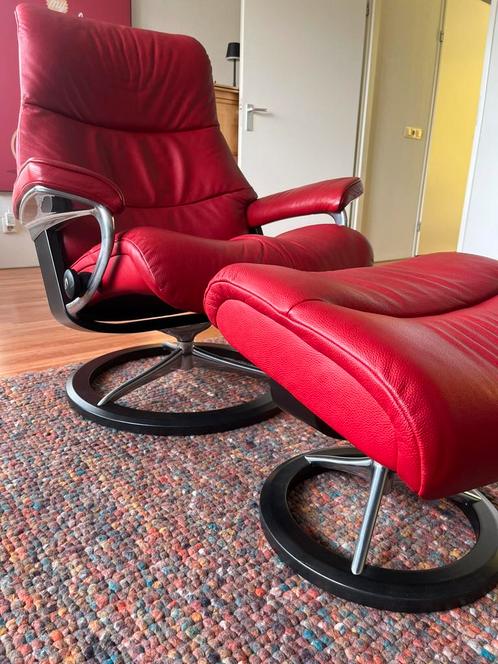Stressless fauteuil, Huis en Inrichting, Fauteuils, Zo goed als nieuw, 50 tot 75 cm, Minder dan 75 cm, Ophalen