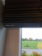 Donkergrijze houten jaloezie 227x180cm, Ophalen