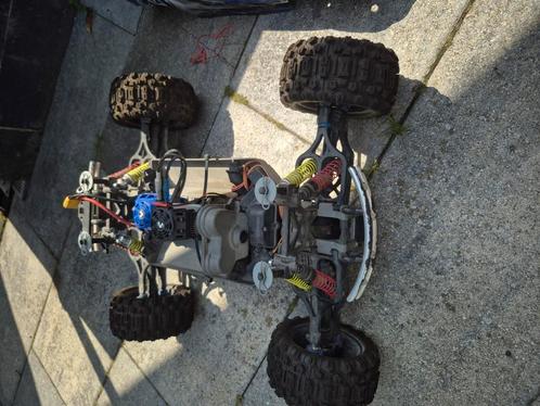 traxxas emaxx 4x brushless velineon, Hobby en Vrije tijd, Modelauto's | 1:5 tot 1:12, Gebruikt, Ophalen of Verzenden