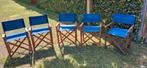 Regisseurstoel, bootstoel., Huis en Inrichting, Stoelen, Ophalen, Gebruikt, Blauw, Vijf, Zes of meer stoelen