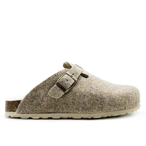Thies Klomp gerecyclede wol lichtbruin, maat 36, 37, 45, 47, Kleding | Heren, Schoenen, Nieuw, Sandalen, Bruin, Verzenden