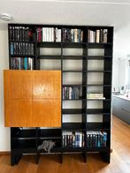 Design boekenkast met luxe drankcompartiment op maat gemaakt, Ophalen, Design,  modern, strak, tijdloos, 150 tot 200 cm, Zo goed als nieuw