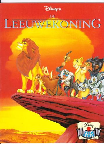 stripalbum Disney's De Leeuwekoning filmstrip 1994 beschikbaar voor biedingen