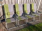 4x camping stoelen, Caravans en Kamperen, Kampeermeubelen, Ophalen, Gebruikt, Campingstoel