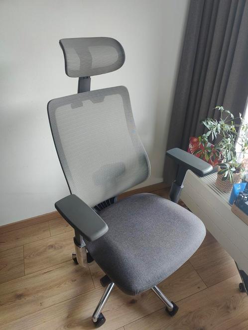 Colamy Atlas Ergonomic Office Chair, Huis en Inrichting, Bureaustoelen, Zo goed als nieuw, Bureaustoel, Grijs, Ergonomisch, Ophalen