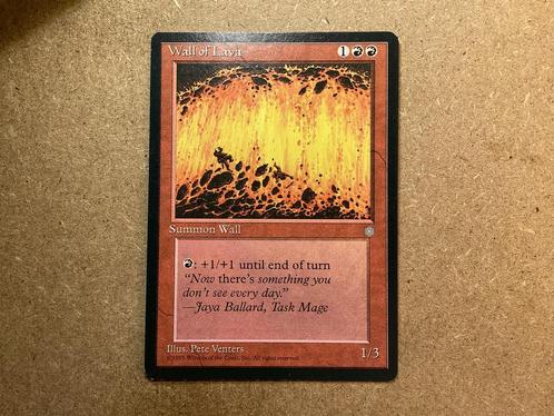1x Wall of Lava (Good), Hobby en Vrije tijd, Verzamelkaartspellen | Magic the Gathering, Gebruikt, Losse kaart, Ophalen of Verzenden