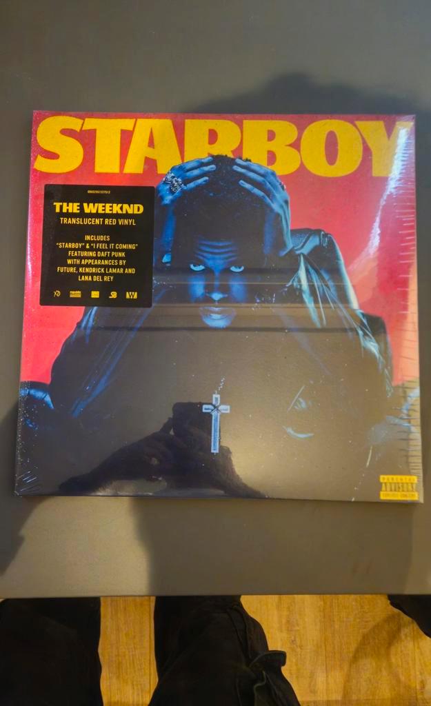 The Weeknd - Starboy Translucent Red 2LP, Cd's en Dvd's, Vinyl | Pop, Nieuw in verpakking, 2000 tot heden, Overige formaten, Ophalen of Verzenden